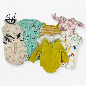 0-3M 3-6M bundle Baby Clothing Hanna Anderson, Little Akiabara onesies rompers